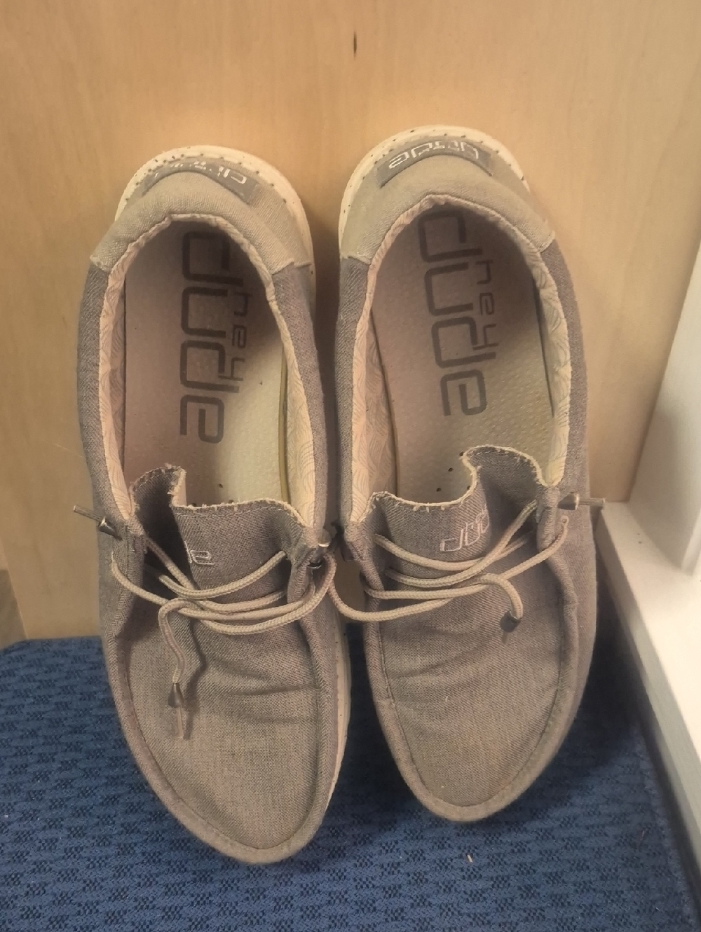 Hey Dude Kids Slip-On Sneakers in Taupe Gray